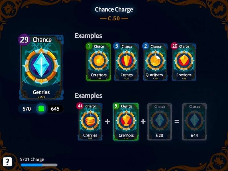 Chance Charge gameplay screenshot showing card interface