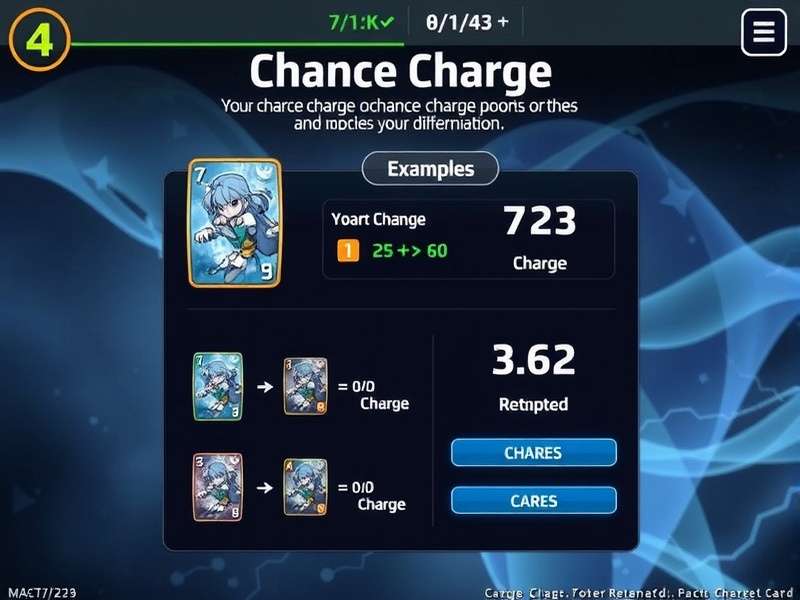 Chance Charge card combinations and scoring examples